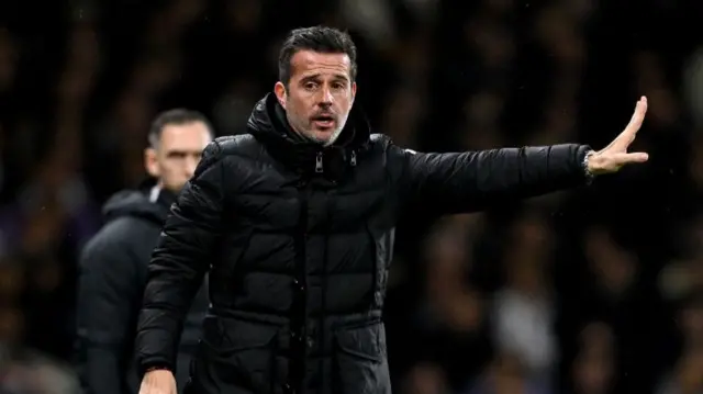 Silva gestures instructions to his players