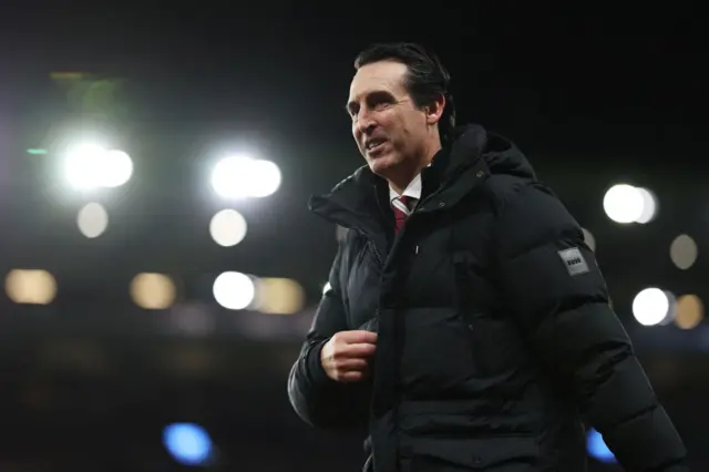 Unai Emery smiling