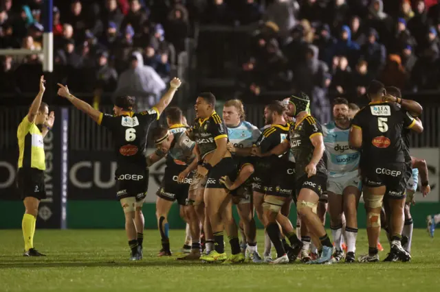 La Rochelle celebrate victory