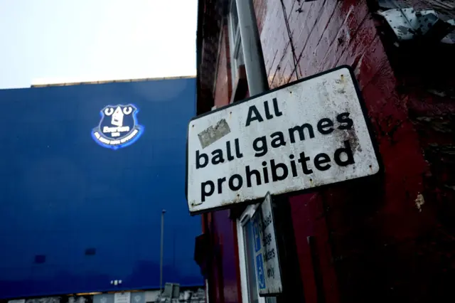 Sign at Goodison Park