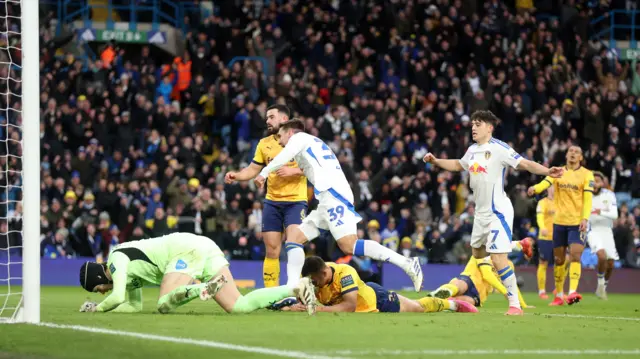 Max Wober scores for Leeds