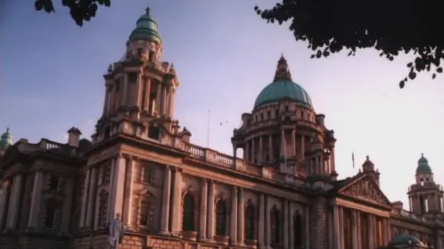 Outside view of Belfast City Hall