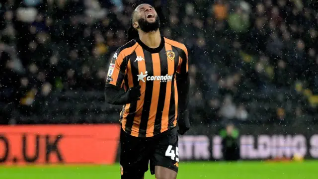 Kasey Palmer looks dejected