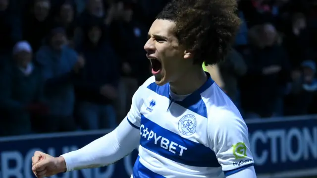 Rayan Kolli celebrates scoring