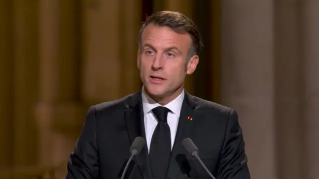 French President Macron