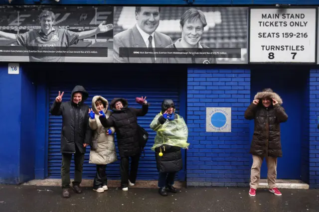 Fans at Goodison PArk