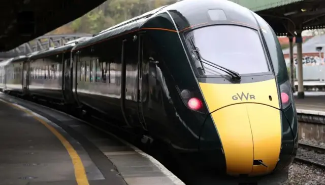 GWR train in station