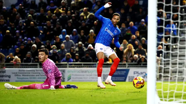 Josh Murphy scores for Portsmouth