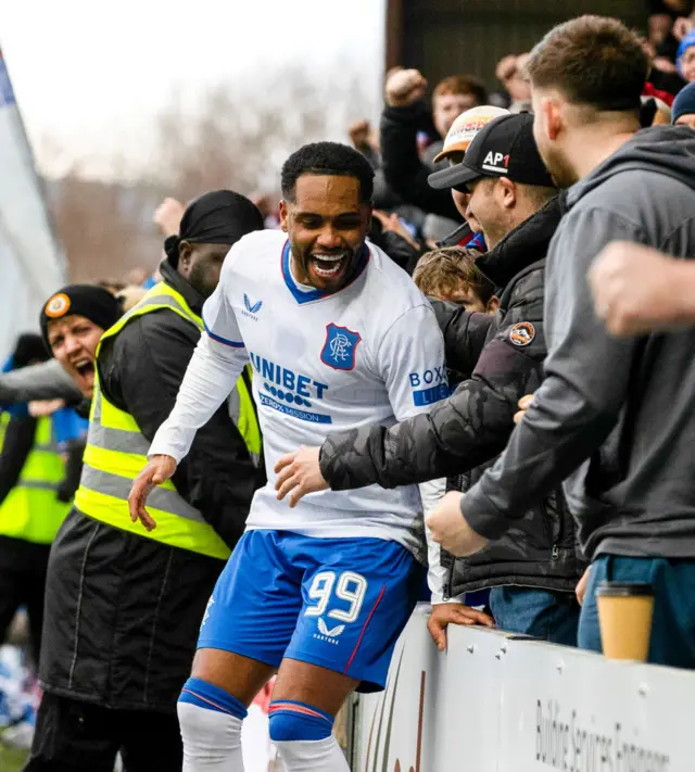 Danilo celebrates