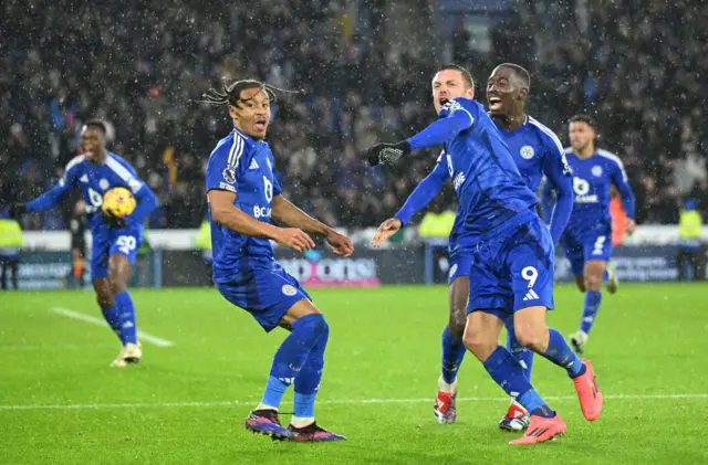 Leicester celebrate