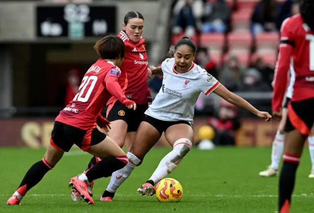 Olivia Smith of Liverpool in action