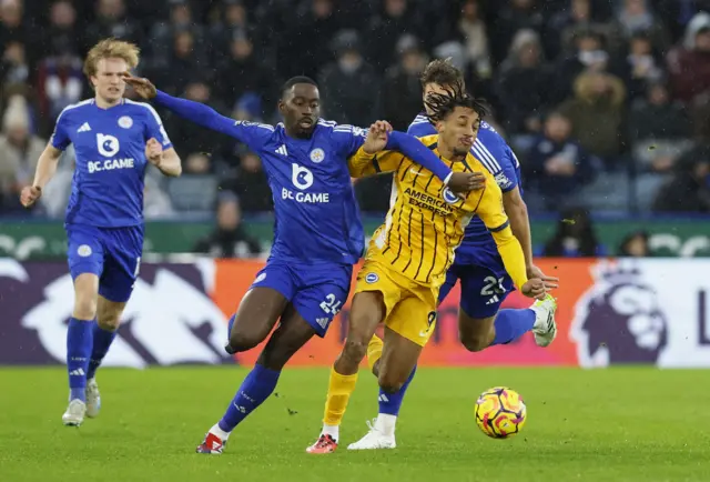 Wilfried Ndidi and Joao Pedro