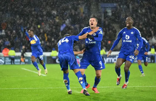 Leicester celebrate