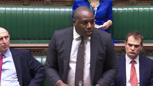 David Lammy in the Commons