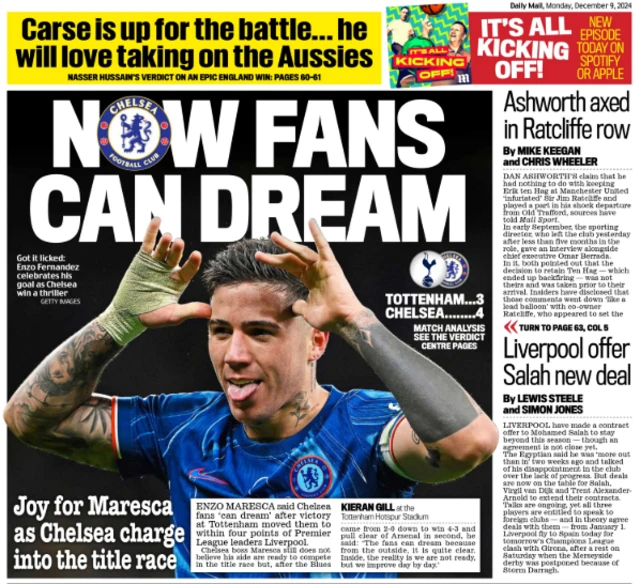 Mail back page