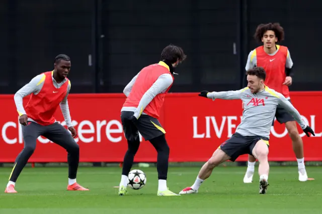 Diogo Jota in training