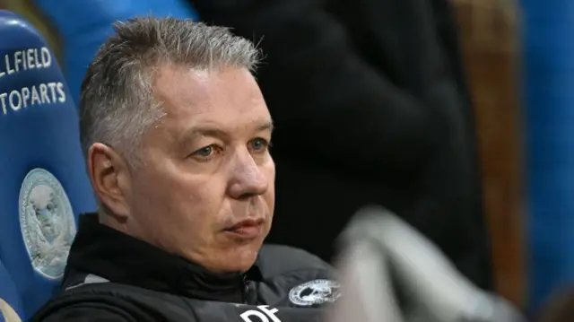 Darren Ferguson watching Peterborough against Burton Albion