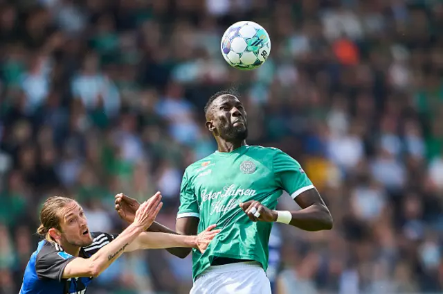 lassana Jatta of Viborg FF in action