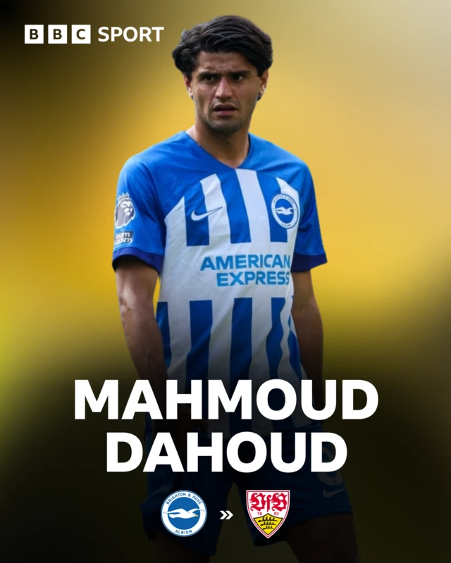 Mahmoud Dahoud transfer graphic