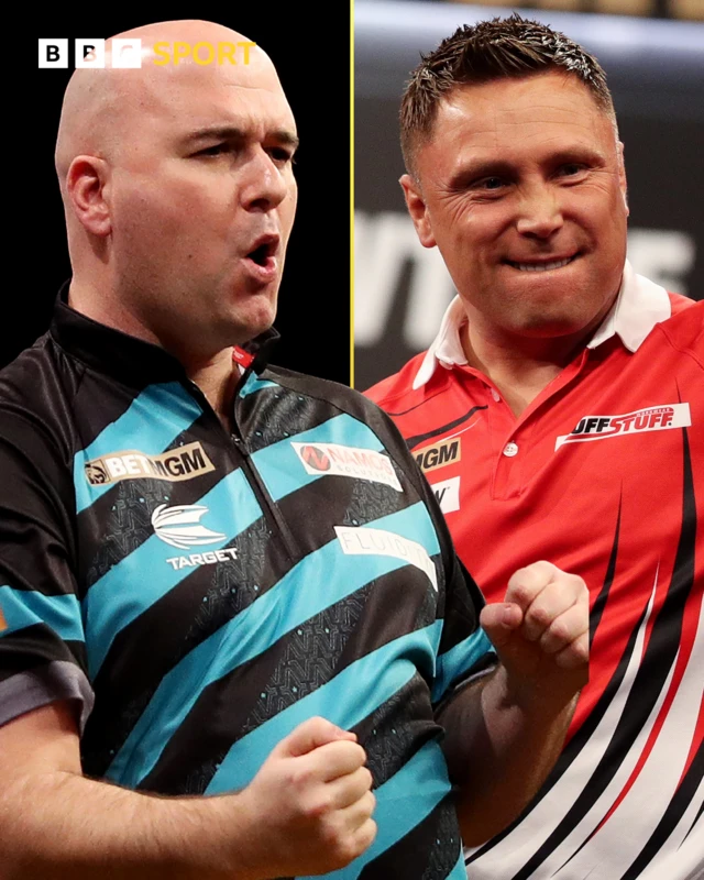 Rob Cross and Gerwyn Price