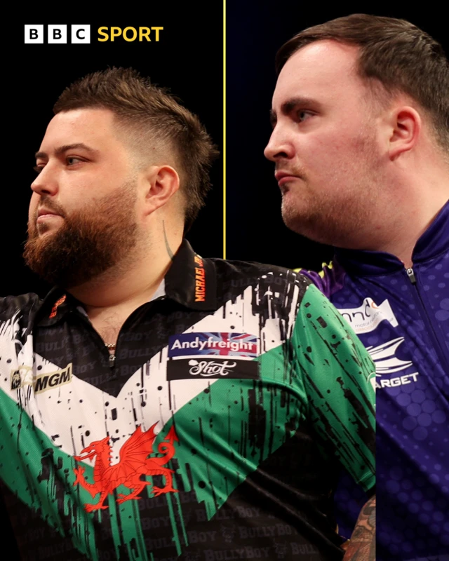 Michael Smith and Luke Littler