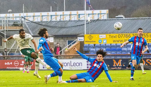 Myziane Maolida scores for Hibs