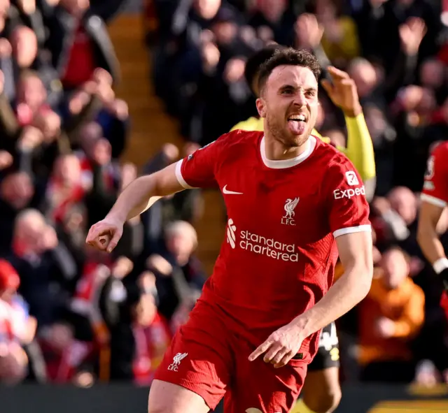 Liverpool striker Diogo Jota