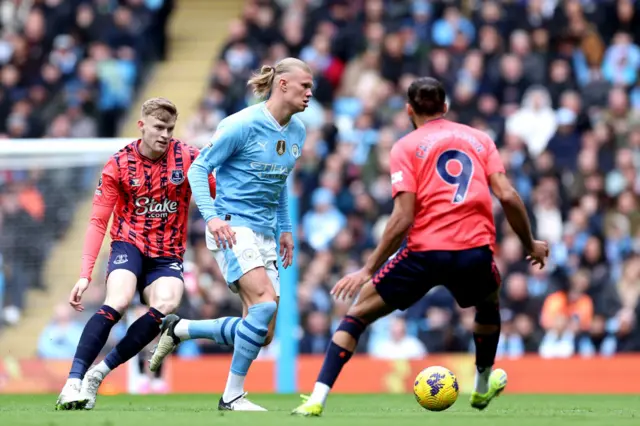 Man City striker Erling Haaland