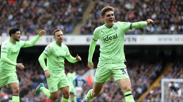 West Brom celebrate