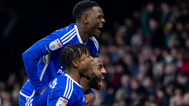 Leicester celebrate