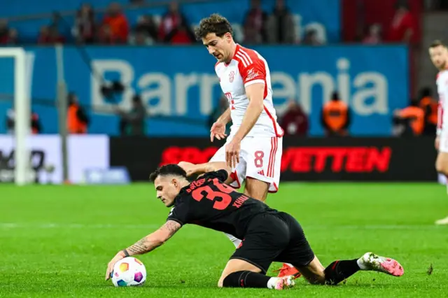 Granit Xhaka and Leon Goretzka