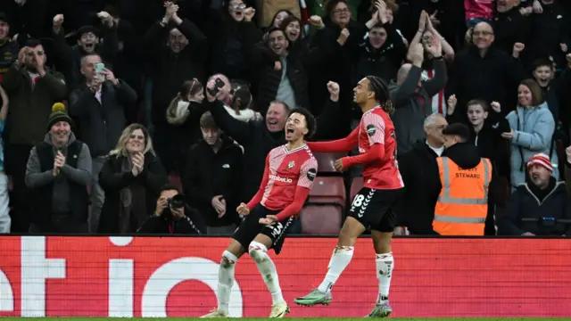 Southampton celebrate