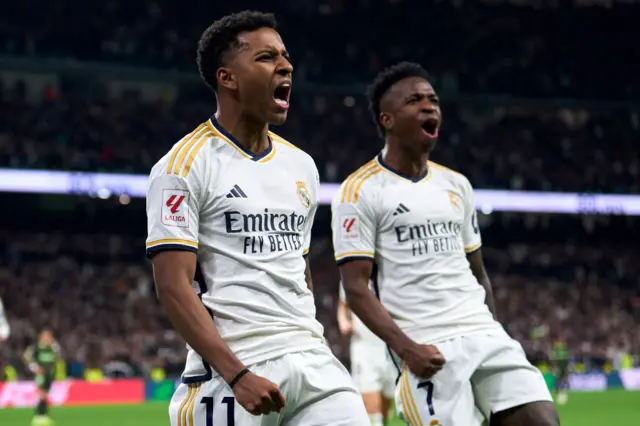 Real Madrid dup Rodrygo and Vinicius Jr