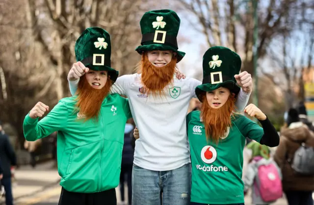 Ireland fans before kick-off