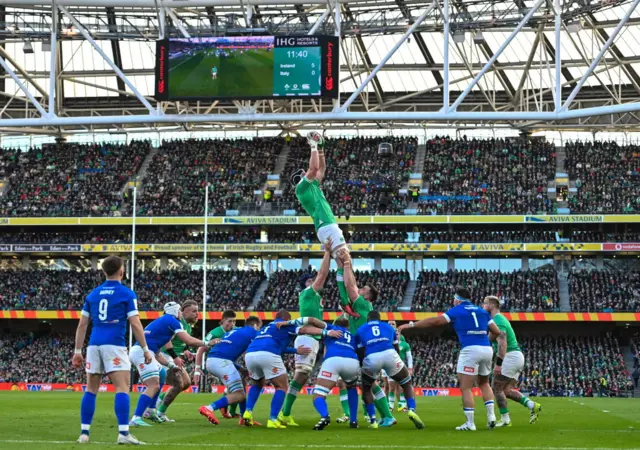 Action between Ireland and Italy