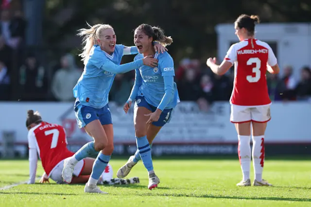 Laia Aleixandri of Manchester City celebrates