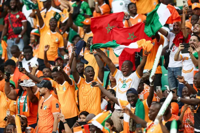 Ivory Coast fans