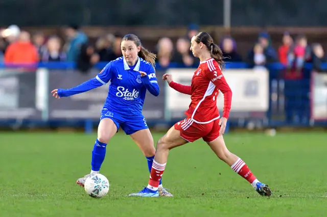 Clare Wheeler of Everton on the ball