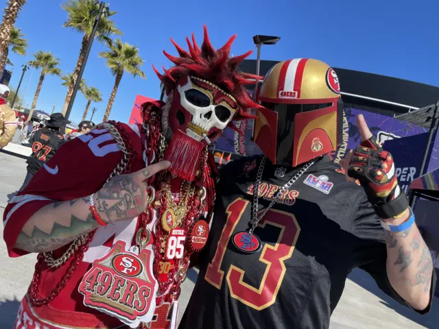 49ers fans in Vegas