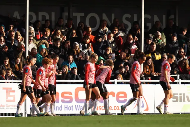 Lexi Lloyd-Smith of Southampton FC celebrates