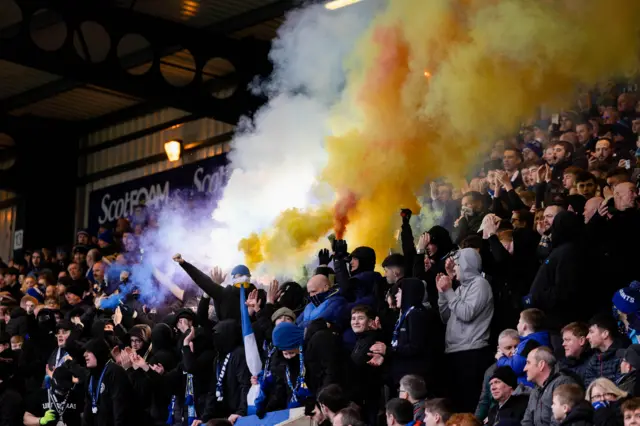 St Johnstone fans before kick-off