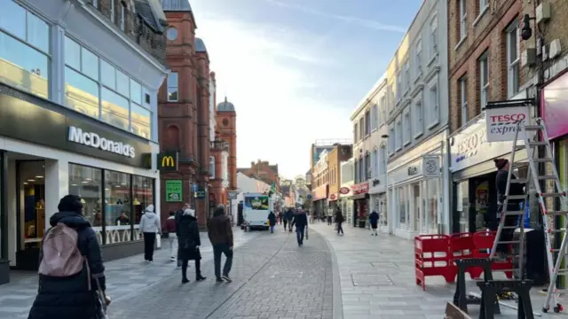 A general view of the high street in Maidenhead