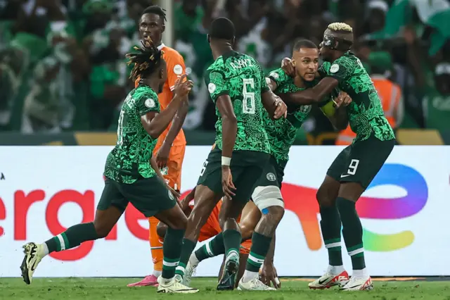 Nigeria celebrate