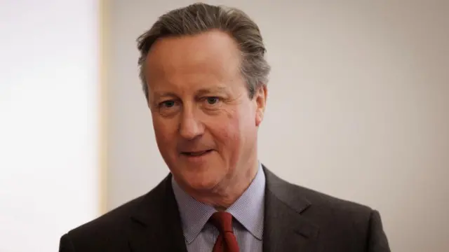 Foreign Secretary Lord David Cameron