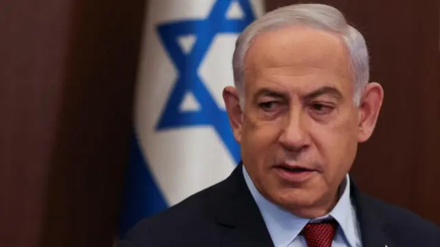 Close up photo of Israeli Prime Minister Benjamin Netanyahu