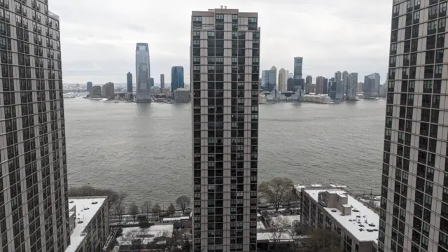 The view over the Hudson River in Manhattan