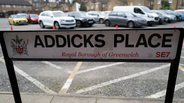 Addicks Place road sign