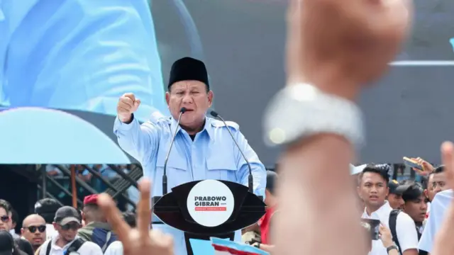 Prabowo Subianto is the frontrunner in the presidential race