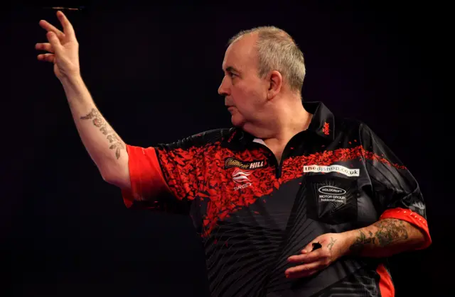 Phil Taylor in action