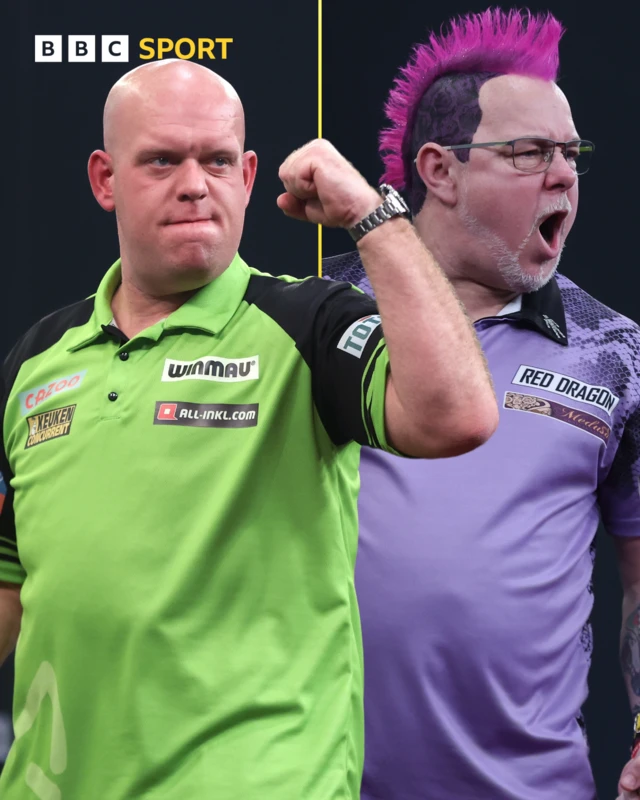 Michael van Gerwen and Peter Wright